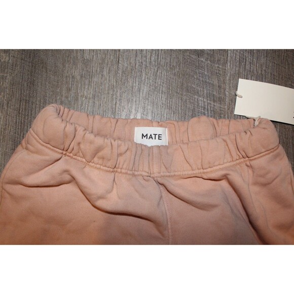 Mate The Label Organic Fleece Relaxed Pocket Jogger Sweatpants RSP PINK $128 - Picture 4 of 6